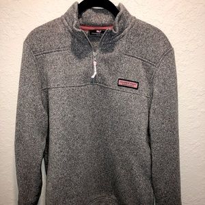 Gray Vineyard Vines 1/4 Zip